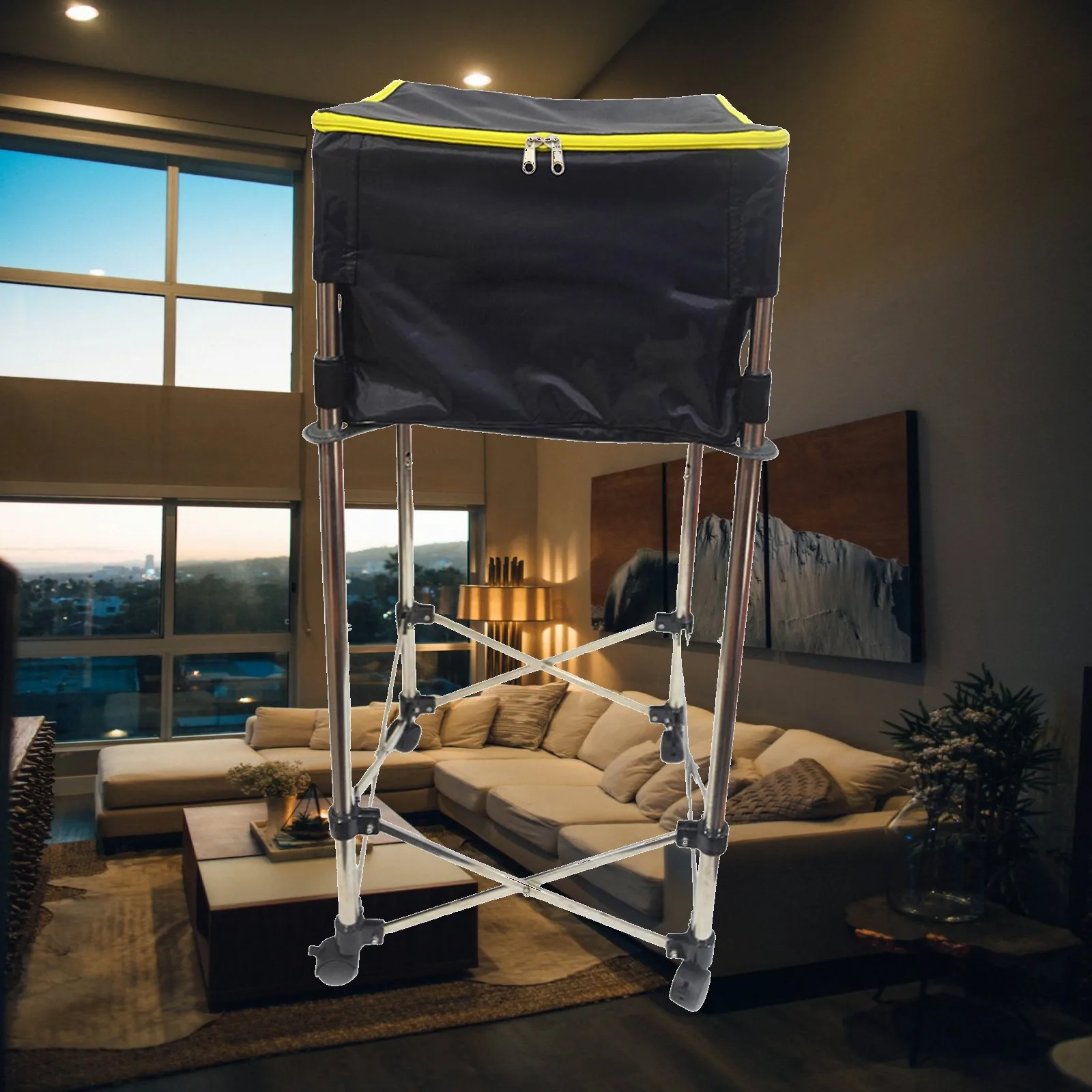 

Tennis Ball Cart, Tennis Trolley with Wheels, Holds 150 Tennis Balls