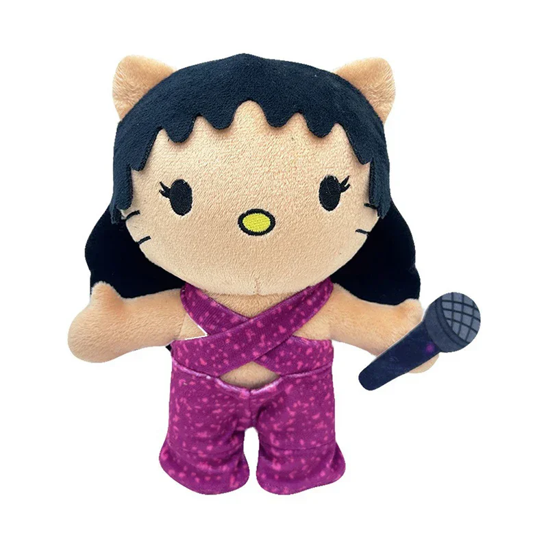 Lil peep boneca de pelúcia olá selena brinquedos de pelúcia bonito dos desenhos animados anime boneca de pelúcia macio decoração do quarto crianças brinquedo presentes 22cm