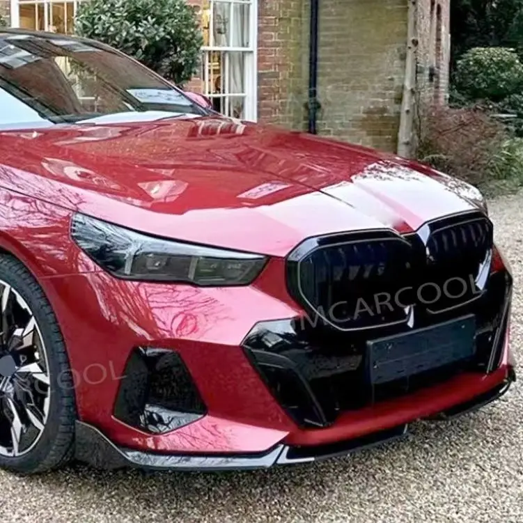 ABS Front Bumper Lip Front Diffuser Spoiler For BMW 5 Serise G60 G68 M Sport 2024+ Car Styling High Quality Body Kit Accessories