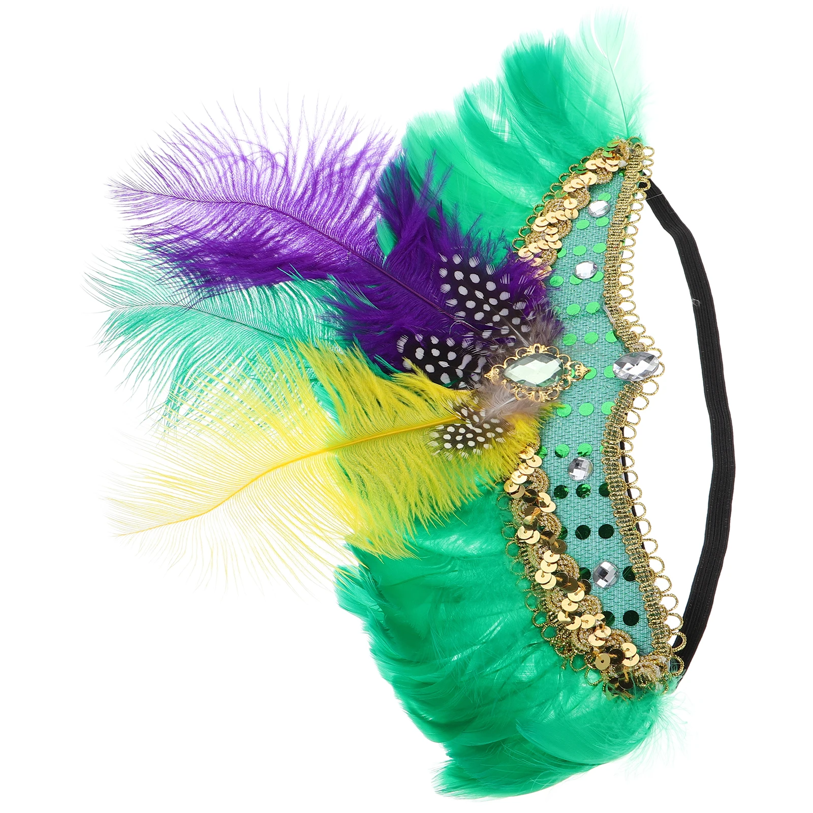 

Halloween Headband Flapper 1920S Carnival Hair Accessories Women Adjustable Vintage 20S Tassels Boho Wedding Fascinator