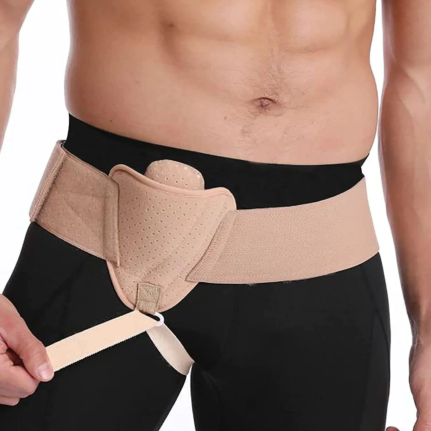 Adult inguinal support with small intestinal gas gas with abdomen oblique hernia ditch hernia air pocket