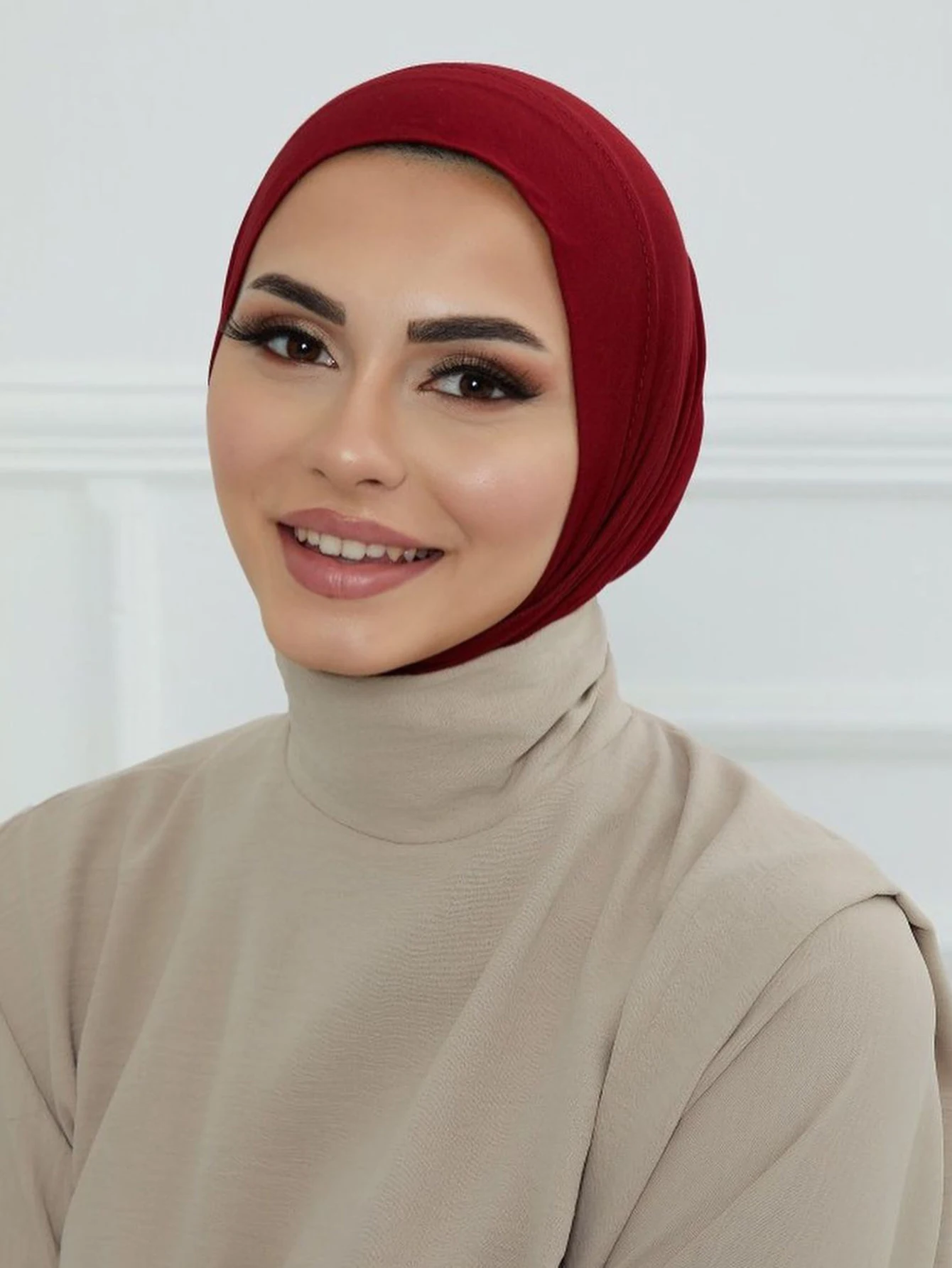 Ready to Wear Snap Fastener Instant Hijab for Muslim Women Full Cover Head Wraps Scarf Islam Turban Caps Turbante Mujer