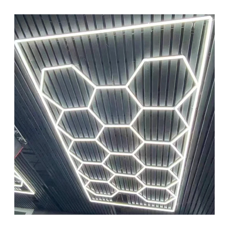 

Профессиональный дизайн, туннель для автоматической мойки, выставочный зал автомобиля, 220 В, сотовый светильник для ухода за автомобилем, светодиодный светильник для мастерской