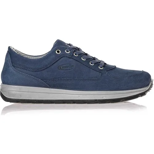 Sepatu Kasual Pria Renda Jeans Kulit Asli Tahan Air Skuter M5661NJ 36-45