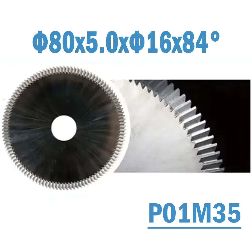 P01M35 Corner Knife Φ80x5.0xΦ16x84° Milling Cutter For For Keyline carat/JMA BERNA/VIENNA/SARATOGA BlockA/Bravo POKER/SPEED