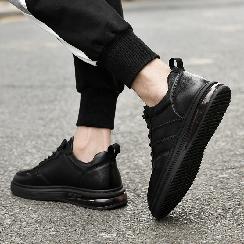 Genuine Leather shoes Men Loafers Slip On Business Casual Leather Shoe Classic Fashion Shoes Comfortable Men Shoe