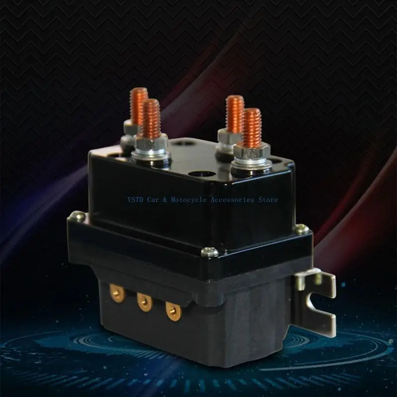 

L5BC Electromagnetic Contactor Winch Rocker Switch Thumb For ATV/UTV 12V 250A