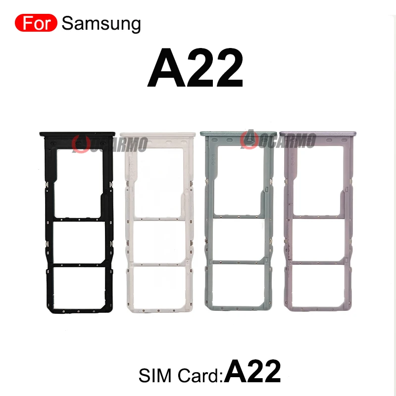 Sim Tray Card MicroSD Holder Nano Slot Replacement Part For Samsung Galaxy A12 A125F A22 5G A226 A226B