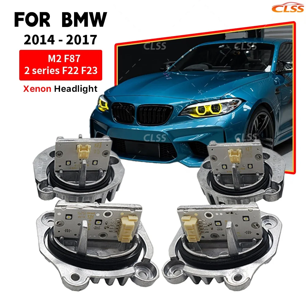 

Светодиодный модуль DRL дневного света для BMW 2 серии F22 F87 F23 220i 228i M240i 2014-2017 ксеноновые фары дневные ходовые огни Angel Eyes