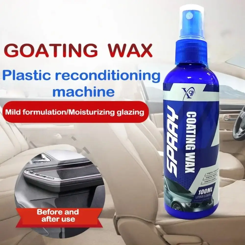 

Leather Restore Car Plastic Restorer Back To Black Gloss Quick Cleaning Products Repair Coating Renovator Auto Polish