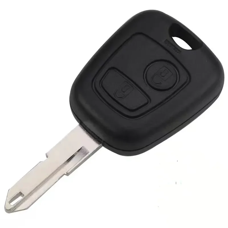 

For Citroen 2 Buttons Remote Blank Car Key Shell Fob Case For Peugeot 206 106 306 406 Key Case Cover NE73 Blade