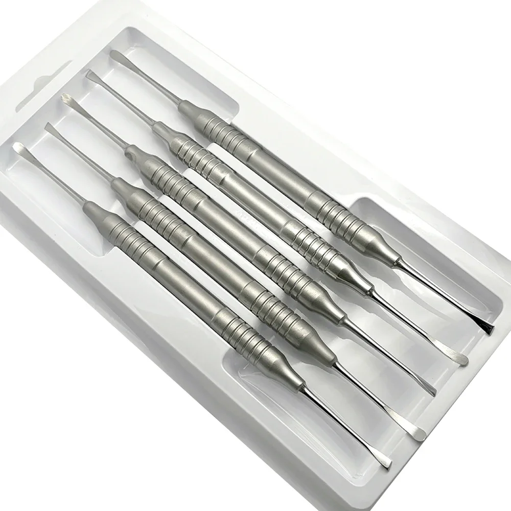 

5Pcs Dental Periodontal Instruments Double End Periosteal Separator Implant Oral Surgery Tool High Quality