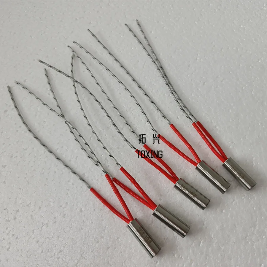 خرطوشة كهربائية لآلة الترميز ، شحن مجاني ، طول السخان ، AC220V ، way W