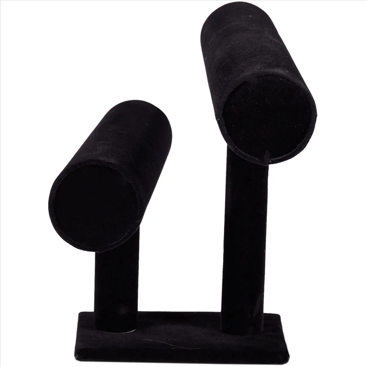 Efficient- 3X 2-Tier Bangle Bracelet Display Holder T-Bar Stand Black