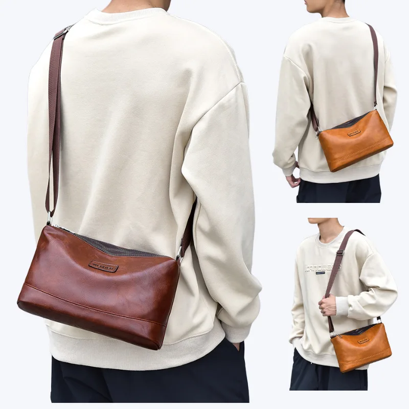 

Men's leisure commuting cross-body shoulder bag large capacity waterproof cross-body bag men's bag