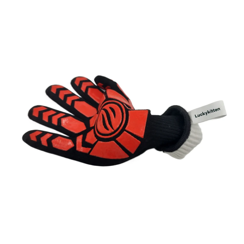 

Luckykitten Barbecue mitts, Barbecue mitts BBQ Gloves, 1472 Degree F Heat Resistant Grilling Gloves Silicone Non-Slip