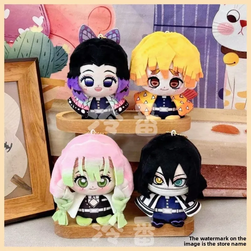 

Demon Slayer Kochou Shinobu Mitsuri Kanroji аниме товары мультфильм милая плюшевая кукла Kawaii 2D фигурка брелок подарок оптовая продажа