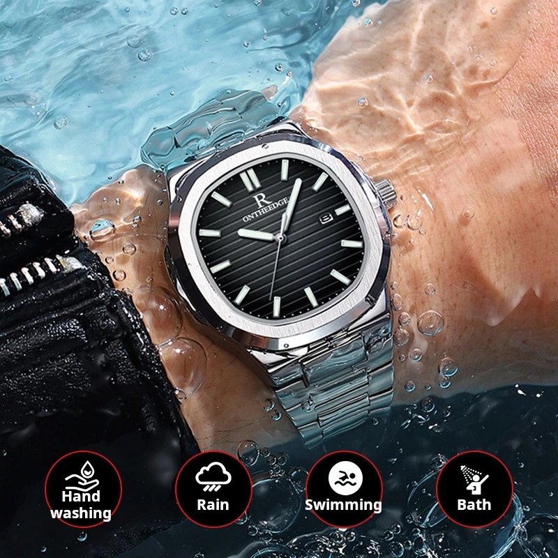 Quartz Men Watch Fashion Army Military Waterproof Watches for Men Casual Stainless Steel Sport Date Clock Male Relogio Masculino