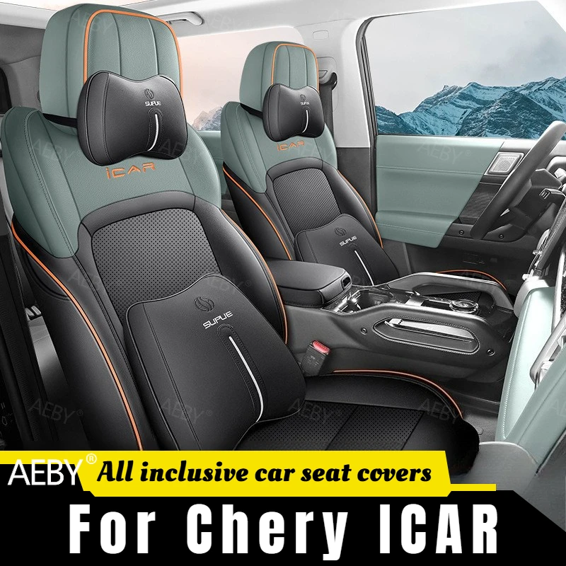 AEBY For Chery ICAR All inclusive car seat covers,All-inclusive modified seat cover with breathable seat cushion,interior