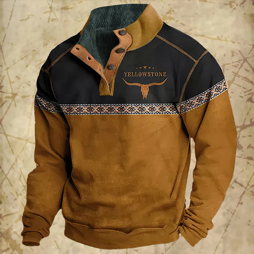 Vintage Men's Hoodie Sweatshirt Hooded Daily Pullover Sports Streetwear Designer Autumn Plush And Thickened Clothing Hoodies