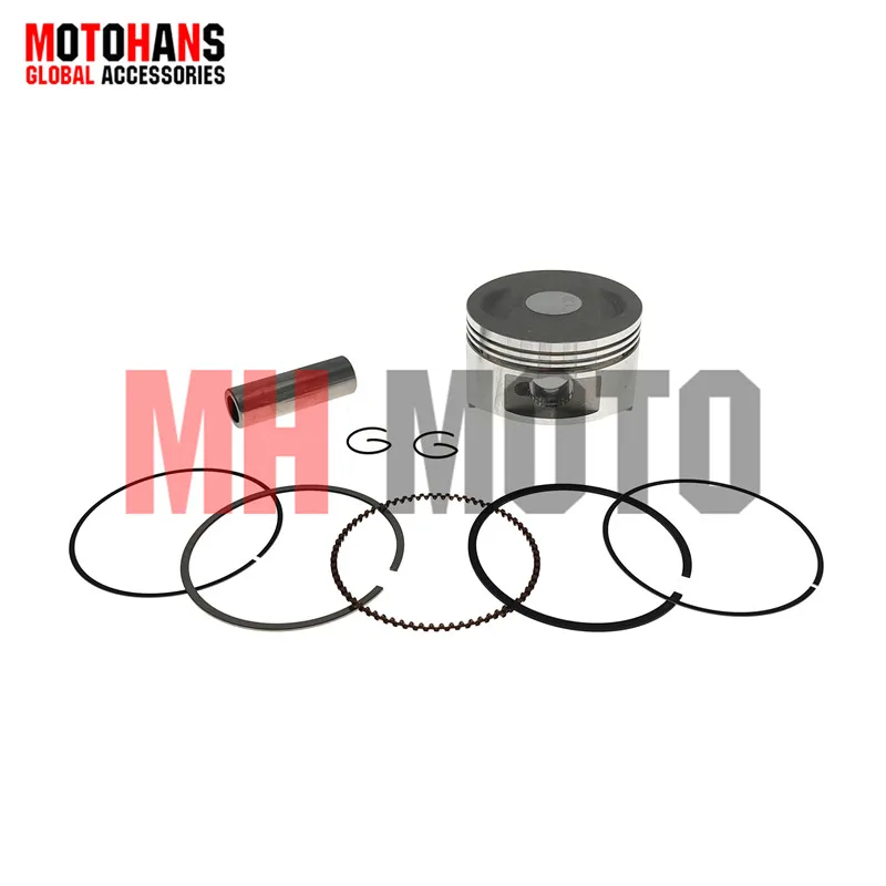 GY6 175CC 62MM BIG BORE 15MM PIN PISTON KIT 4T 150CC 157QMJ SCOOTER ENGINE PARTS FOR CHINESE SCOOTERS ATV QUAD