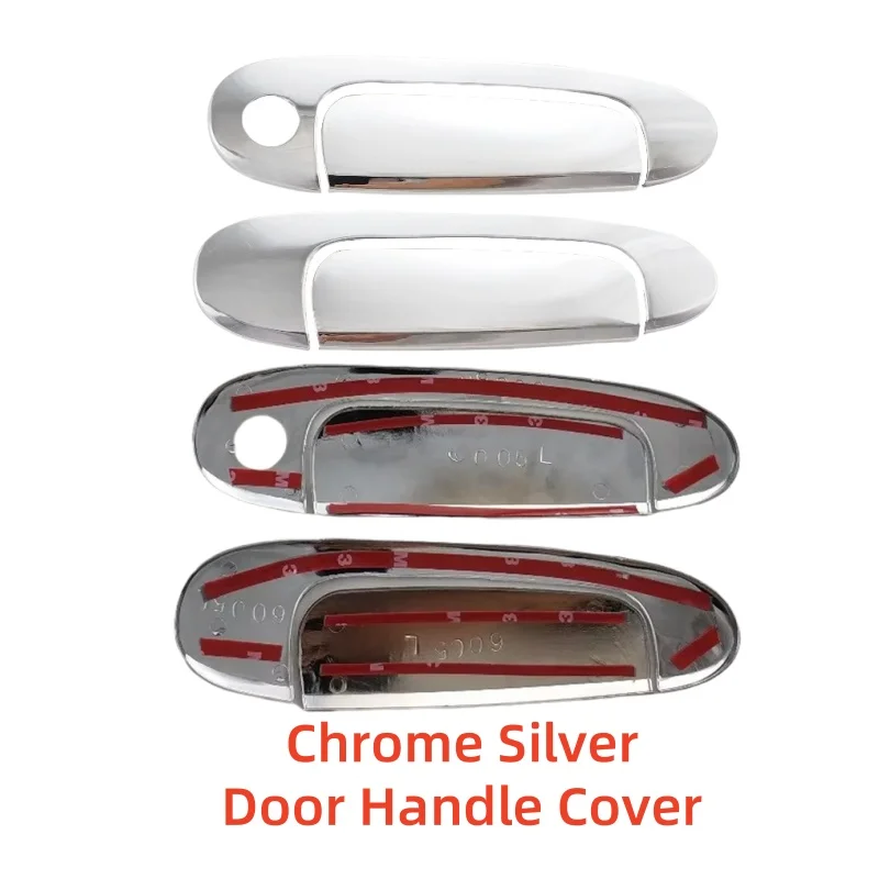 

8pcs ABS Chrome Car DOOR HANDLE COVER For Toyota Yaris Vitz Xp10 1999-2005 Car Door Handle Bowl Cover Modification Accessories