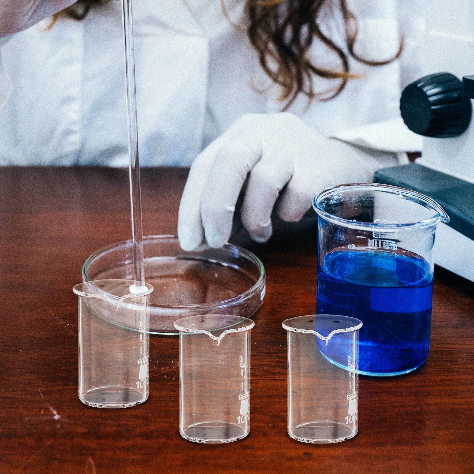 

Набор из 6 мерных стаканов из стекла, прозрачные, с градуировкой, устойчивые к высоким температурам, для литья жидкостей, лабораторное оборудование, химическая посуда