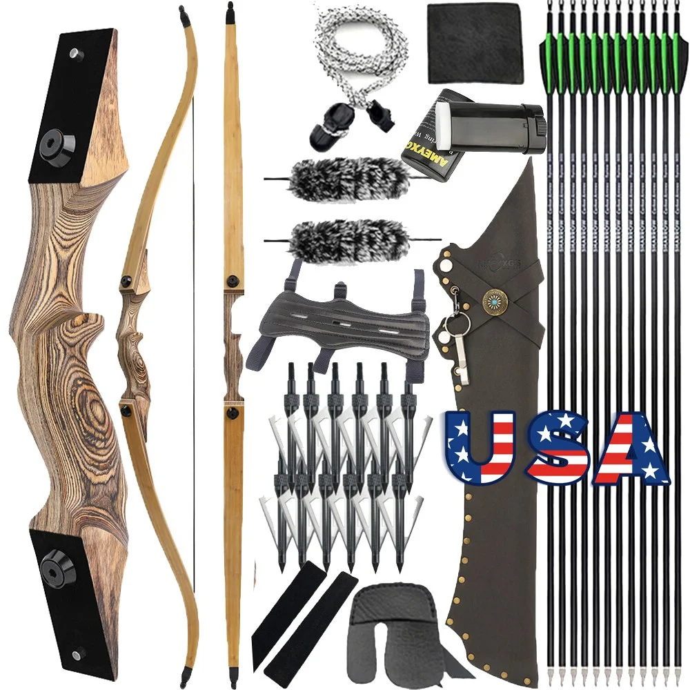Is Hunting Outdoor Recreation - Set Arco Ricurvo da Caccia Smontabile