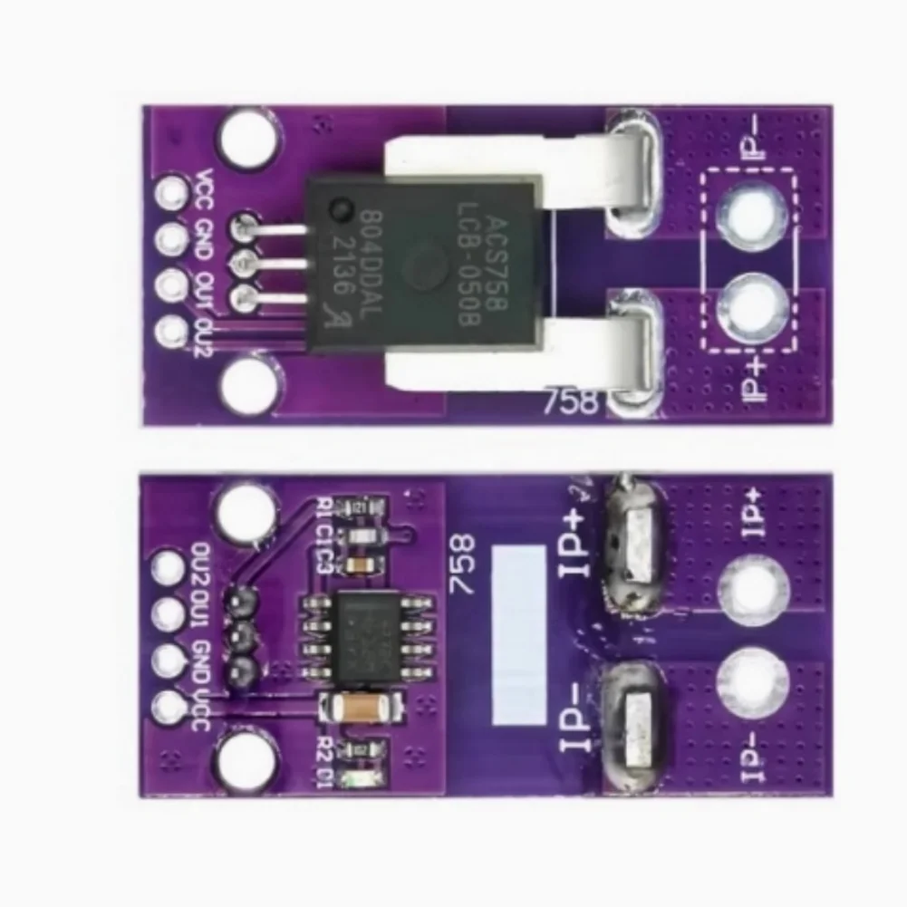 Current Sensor 50A 100A Sensor Hall Current Sensor Hall Effect Measurement Advanced Noise Reduction For Arduino Projects