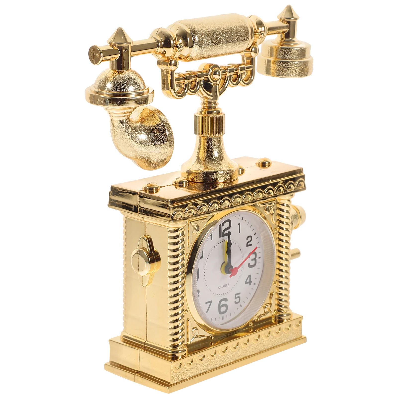 

1pc Electronic Alarm Clock Mini Desk Table Top Clocks Operated Bedroom Decorative Plastic Material Home Use