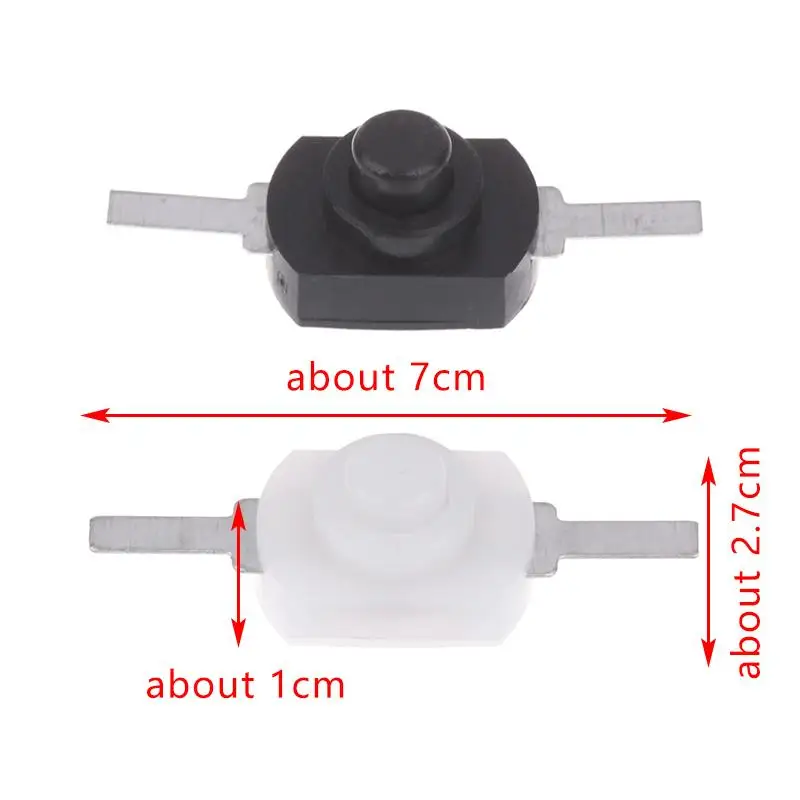 

Микропереключатель для фонарика 1208YD 1288BM, мини-кнопка, самоблокирующийся, с фиксацией, вкл/выкл