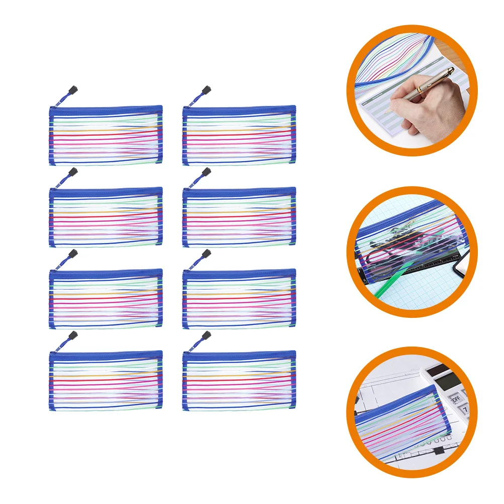 Oxford Cloth Receipt Bag Practical Stationery Large Pencil Storage Multi-function