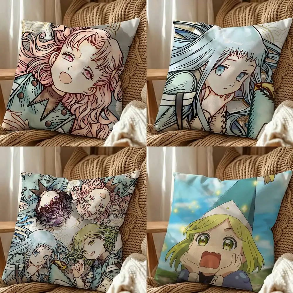Hot-selling Witch Hat Atelier Square Pillow Case Multi Sizes For Car Home Bedroom Decor Custom Valentine Gifts