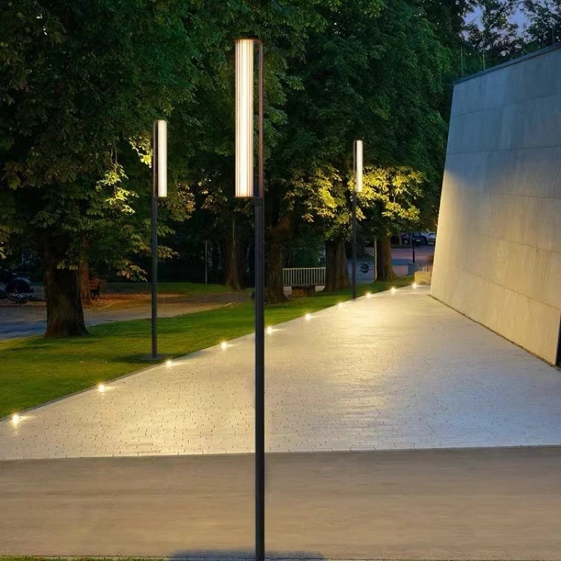 

High pole lamp Outdoor courtyard landscape lamp Waterproof lawn lamp Community garden square