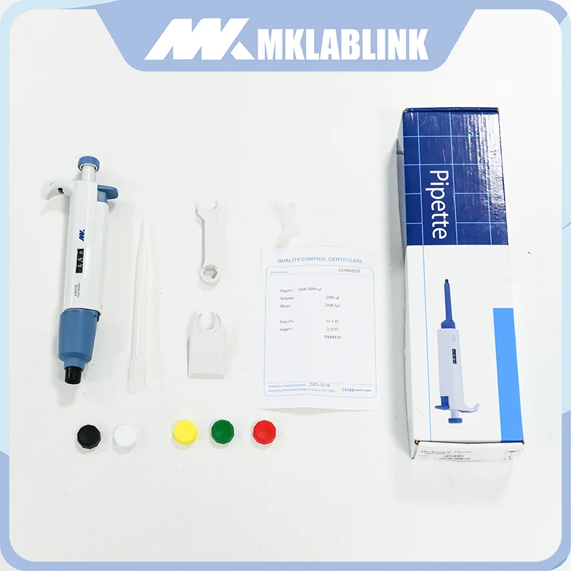 MKLABLINK Mechanical Pipette Single-channel Fixed Volume Pipette