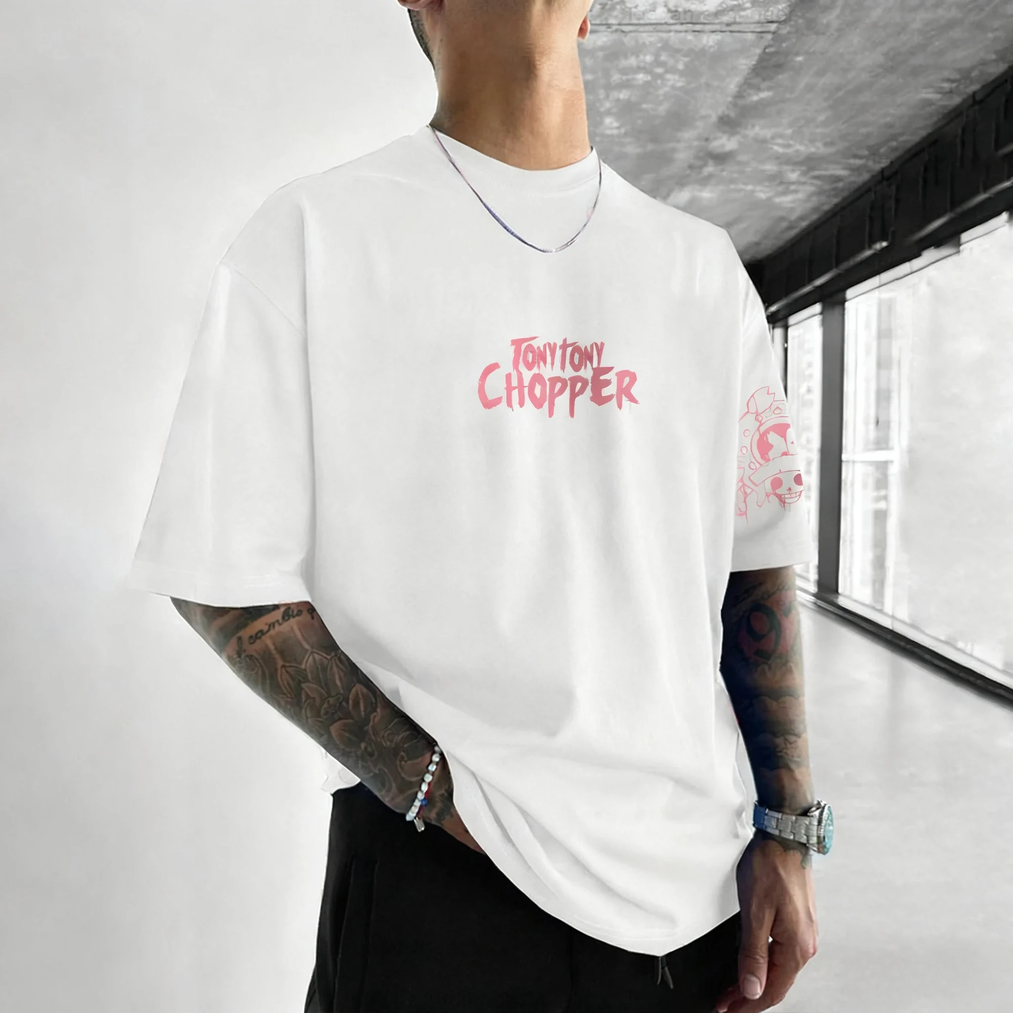 เสื้อยืดแขนสั้นลายวันพีซ ลูฟี่ โซโล ผ้าฝ้ายพิมพ์ลาย รุ่นซัมเมอร์ 2026 ระบายอากาศได้ดี ทรงหลวม สไตล์สปอร์ต แฟชั่น สำหรับผู้ชายและผู้หญิง