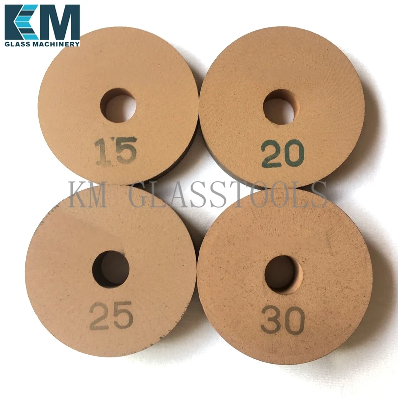 Free Shipping! BD 100x22(hole)-15/20/25/30(Height)mm Polishing wheels For glass final polishing wheel,shape edging machine