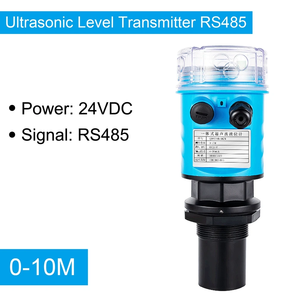 ที่เชื่อถือได้-กันน้ําสูงระดับตัวบ่งชี้ระดับน้ําดิจิตอลUltrasonic Sewageระดับเมตร 0-10 เมตร,สูงWaterproo