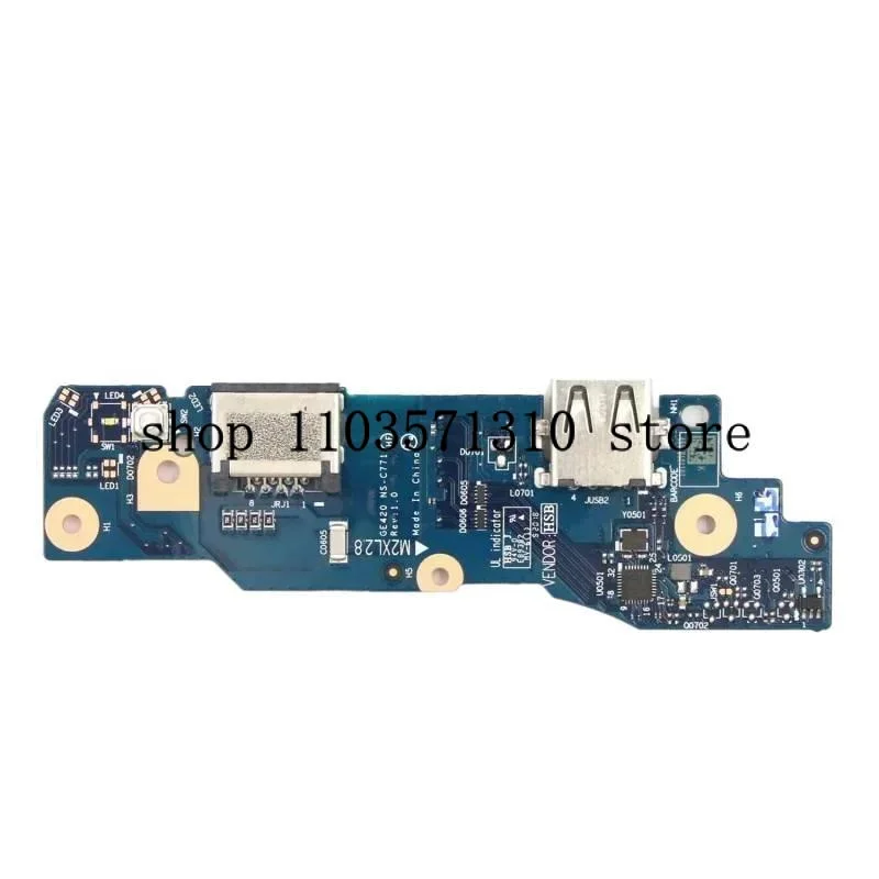 

M N New USB sub-card connector for Lenovo ThinkPad E14 2nd generation witch card small USB card ns-c771 Fru 5c50s73054