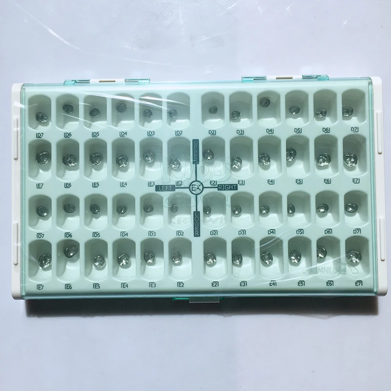 SHINHUNG Dental 48 Kids Crown Stainless Steel Primary Molar Crowns