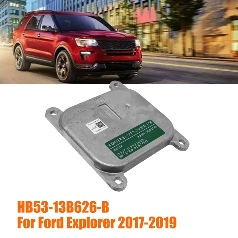 Car Headlight Module Control Unit HB53-13B626-B Parts For Ford Explorer 2017-2019 LDM LED Light Driver Xenon HID Ballast