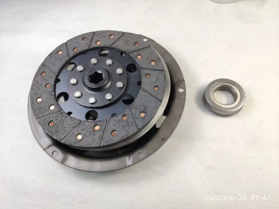 9 inch single stage clutch with driven disc and release bearing for Shenniu Bison SN250 / SN254 with Hubei brand engine 295T