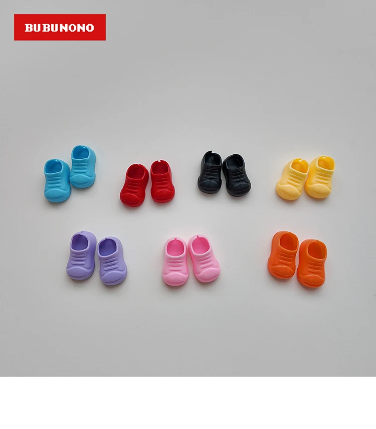 Labubu Mini Sneakers Colorful Shoes for 1.0 2.0 3.0 Generation Vinyl Figure Trendy Fashion Accessories Matching Set