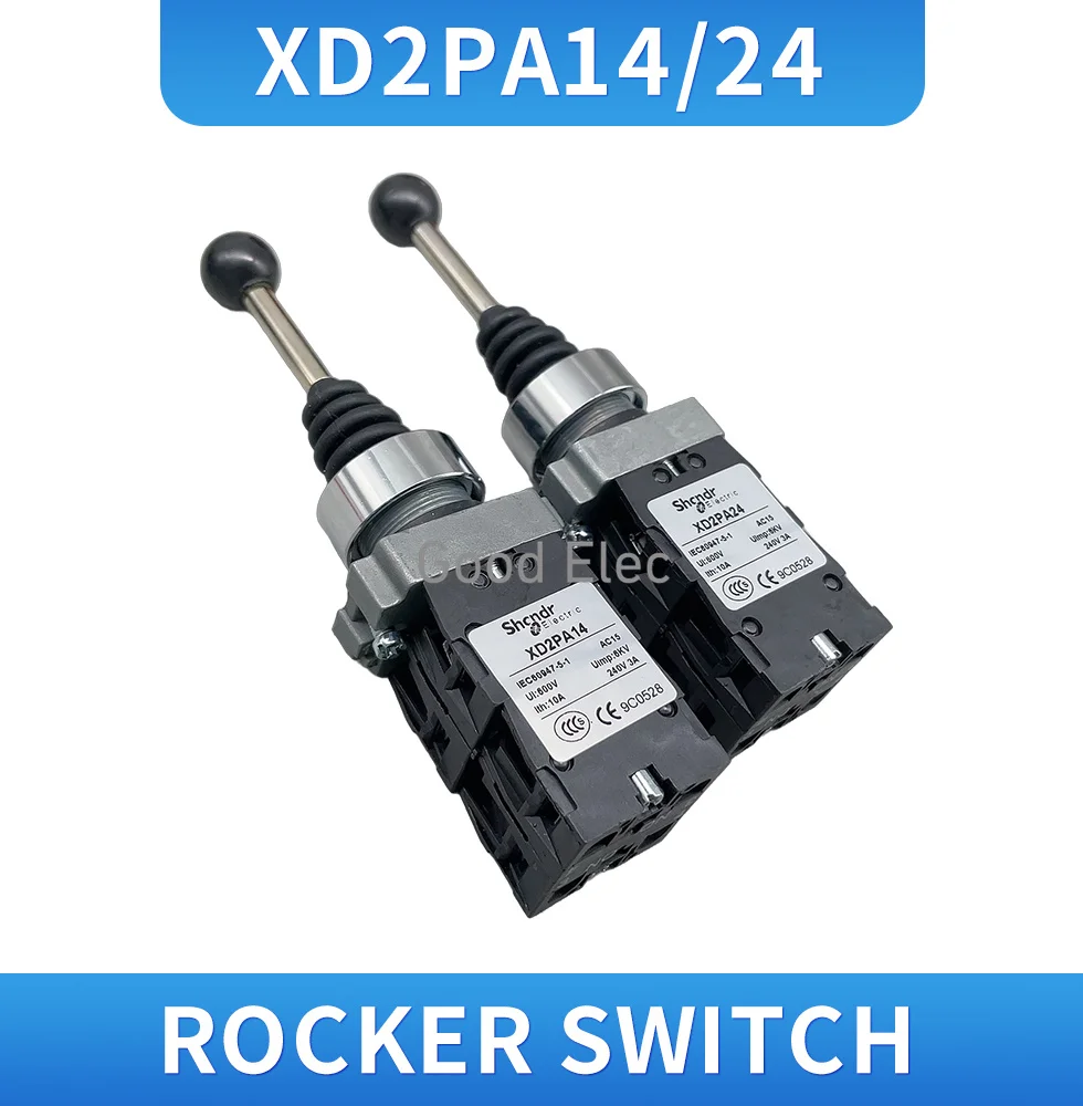 XD2PA12CR XD2PA22CR ositions Latching Maintained Wobble Stick Joystick Switch Two direction lock switch master switch rocker