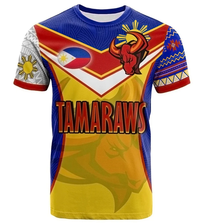 

Новая футболка с 3D принтом флага Филиппинов, герб филиппин, духовный тотем, графические футболки для мужчин, винтажная футболка