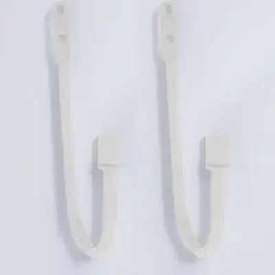 1Pair Modern Curtain Hooks Wall Mounted Tiebacks Strong Alloy Material Home Decor Curtain Hook Home Wall Hooks