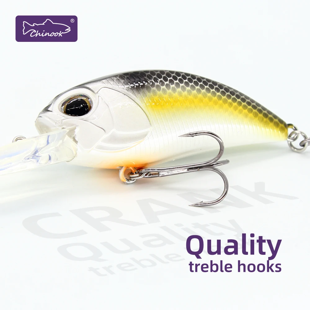 Chinook Jerk Crank Wobbler señuelo duro con acción agresiva - imagen 5