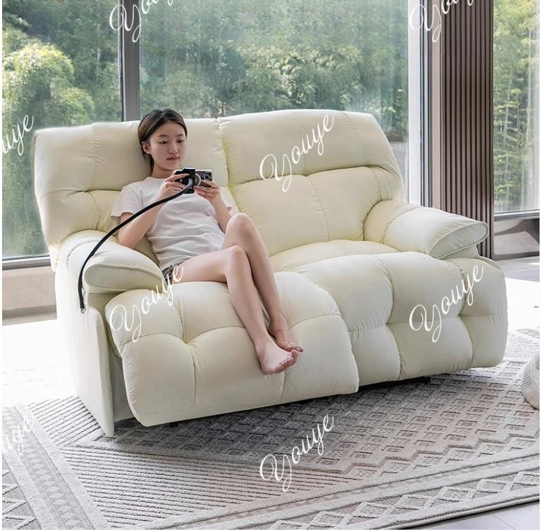 

Double electric multi-functional sofa Large living room Home massage Electric lazy sofa Leisure sofa can lie down