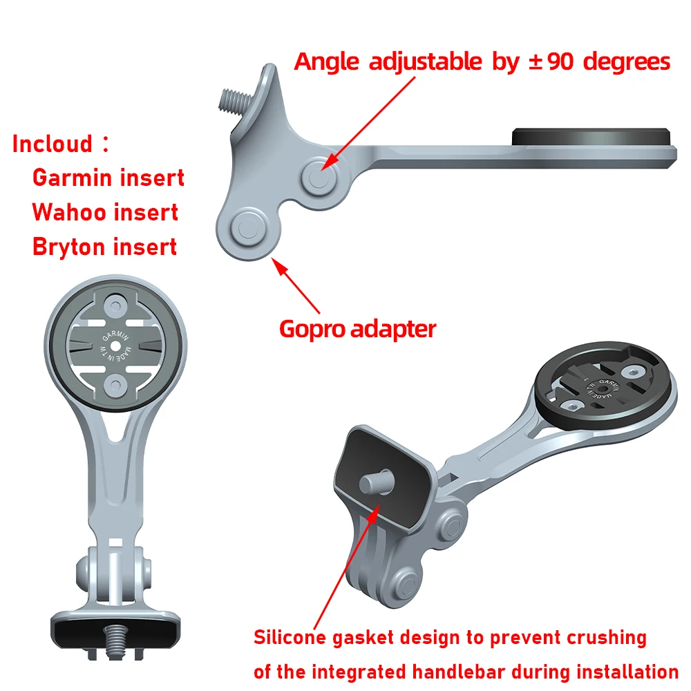 Trek Madone Adjustable Aero VR-CF Emonda Bontrager Aeolus RSL Integrated Handlebar Garmin Wahoo Bryron Stage Gopro Combo Mount