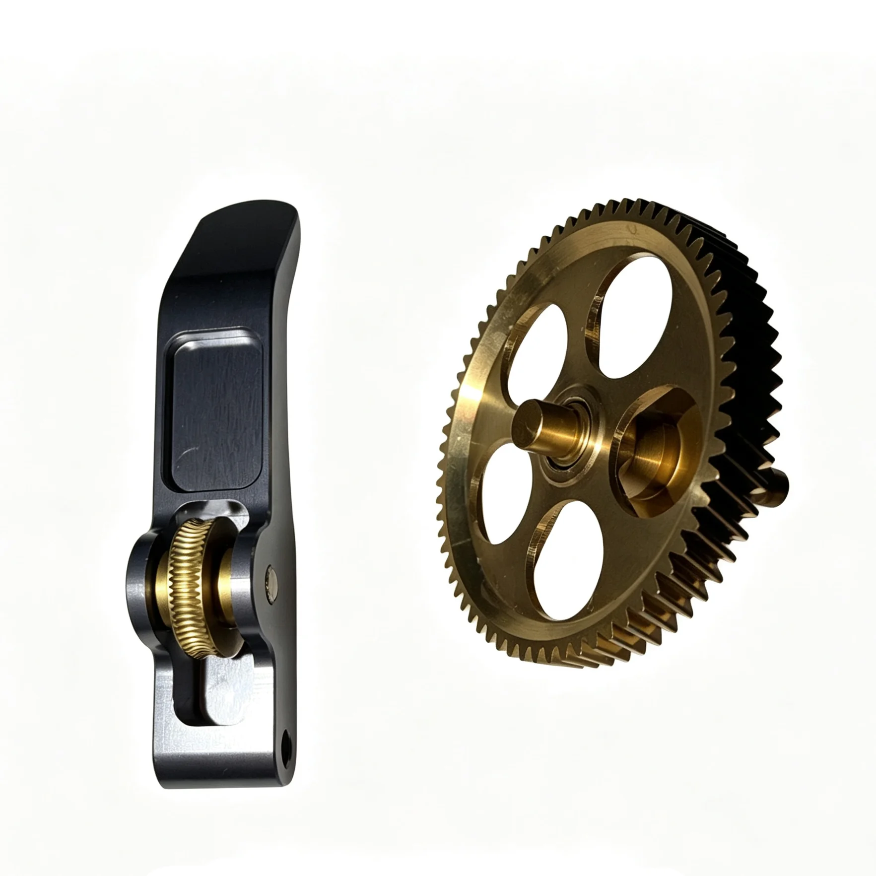 

Extruder Gear For Bambu Lab A1/A1mini RNC Nano-Coated Hardened Steel Helical Extrusion Head Gear For Bambu LabA1/A1miniExtruder